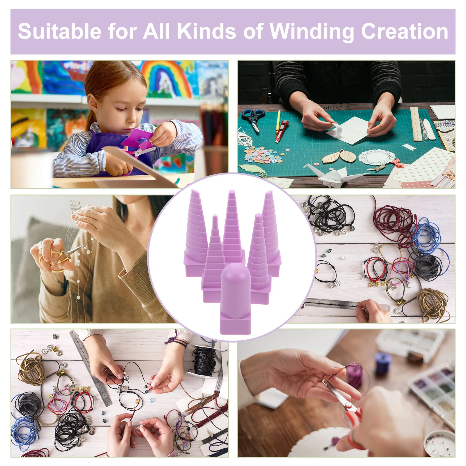 1セット ジュエリー製作ワイヤーツールセット ポータブルマンドレル DIYイヤリング曲げワイヤーラッピングクラフトシェーピングフォーミングキット