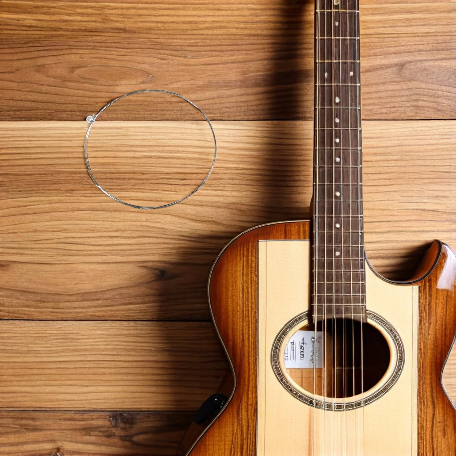 Kit de repuesto de cuerdas de guitarra acústica, 40 Uds., cuerdas de acero para piezas de guitarra clásica folclórica, juego de accesorios para instrumentos musicales