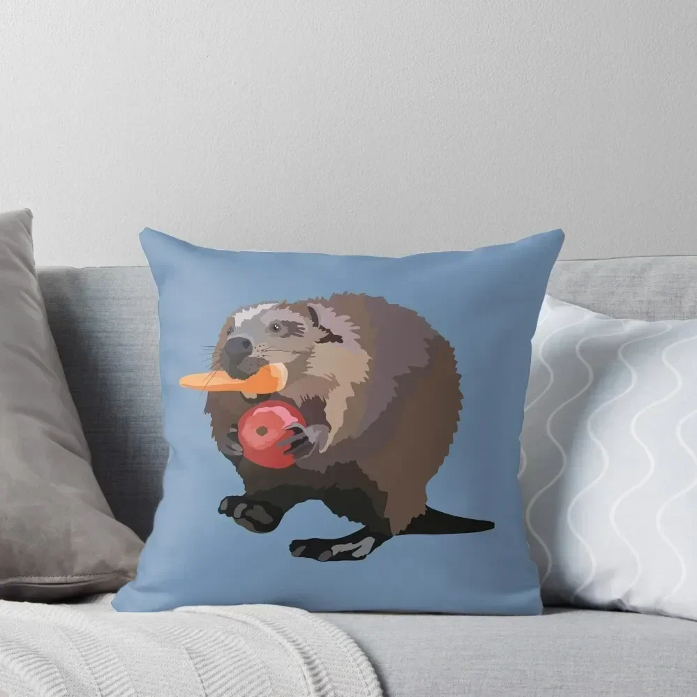 

B is for Beaver Throw Pillow Sofa Covers For Living Room Christmas Pillow Covers covers for pillows christmas pillowcases pillow
