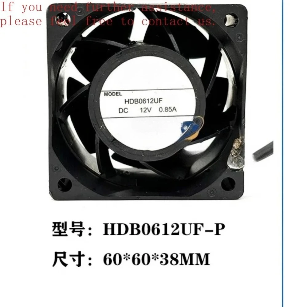

6CM 6038 Dual Ball High Airflow DC Fan FFC0612DE DC12V 0.78A For Delta Chassis Server Cooling Fan (002)
