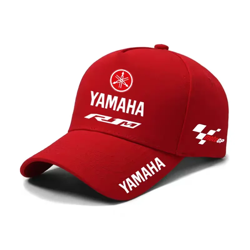 Gorra de béisbol deportiva de carreras bordada, gorra informal para motocicleta Yamaha R1 R3 R25 Mt-09 Mt07 Fazer Fz6 Xj6 R15 TMAX YS125 XTZ125
