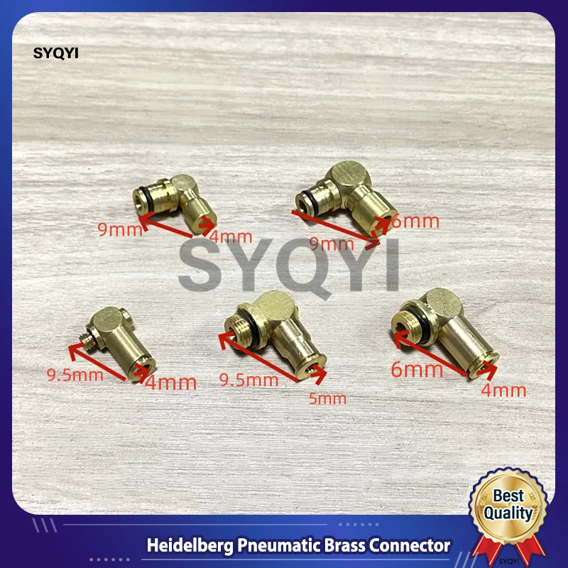 

Пневматический латунный соединитель для печатных машин Heidelberg, фитинг для пневмоцилиндров, соединитель для пневматических шлангов с электромагнитным клапаном