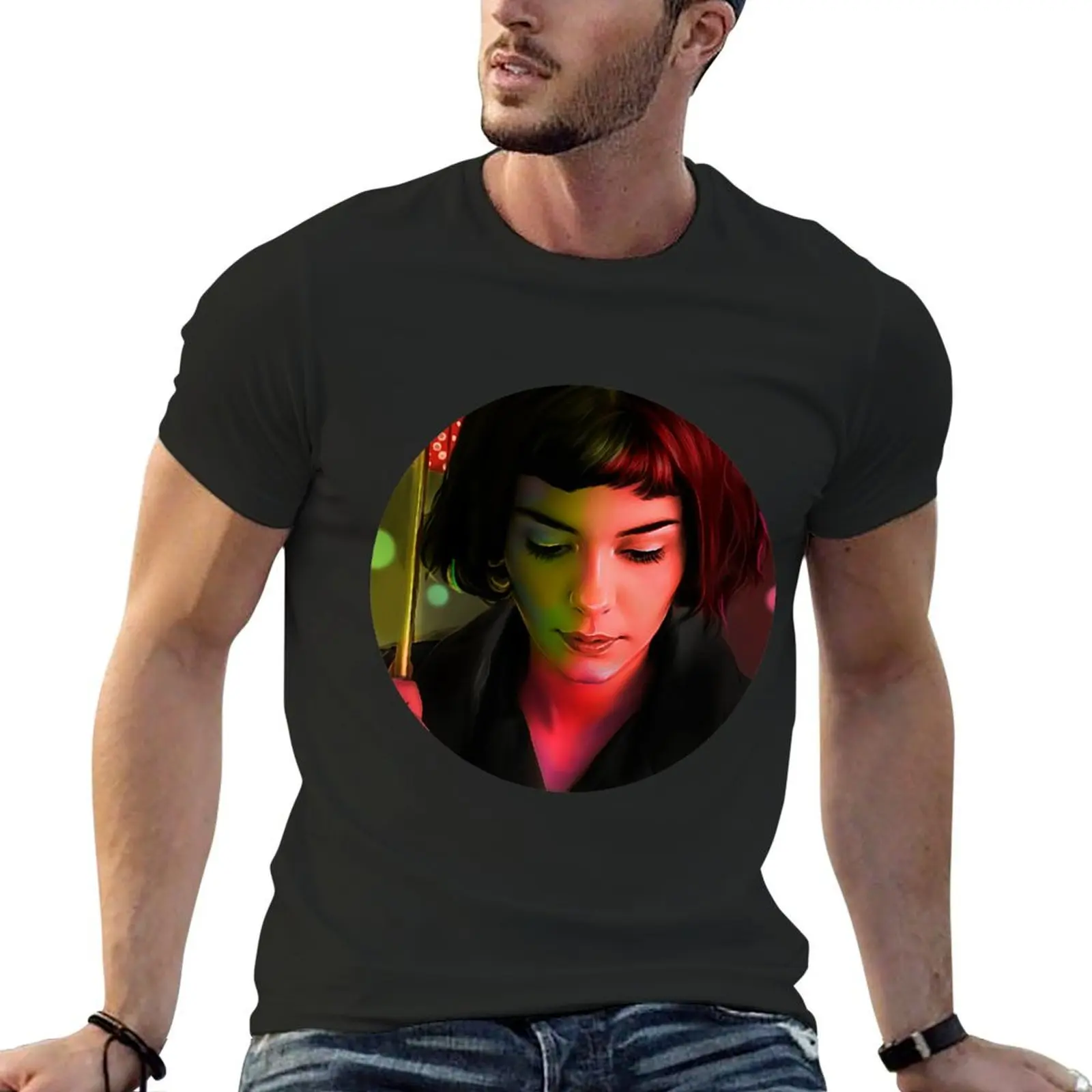 Amelie T-Shirt man t shirt anime t shirts basketball graphic tees t shirts men