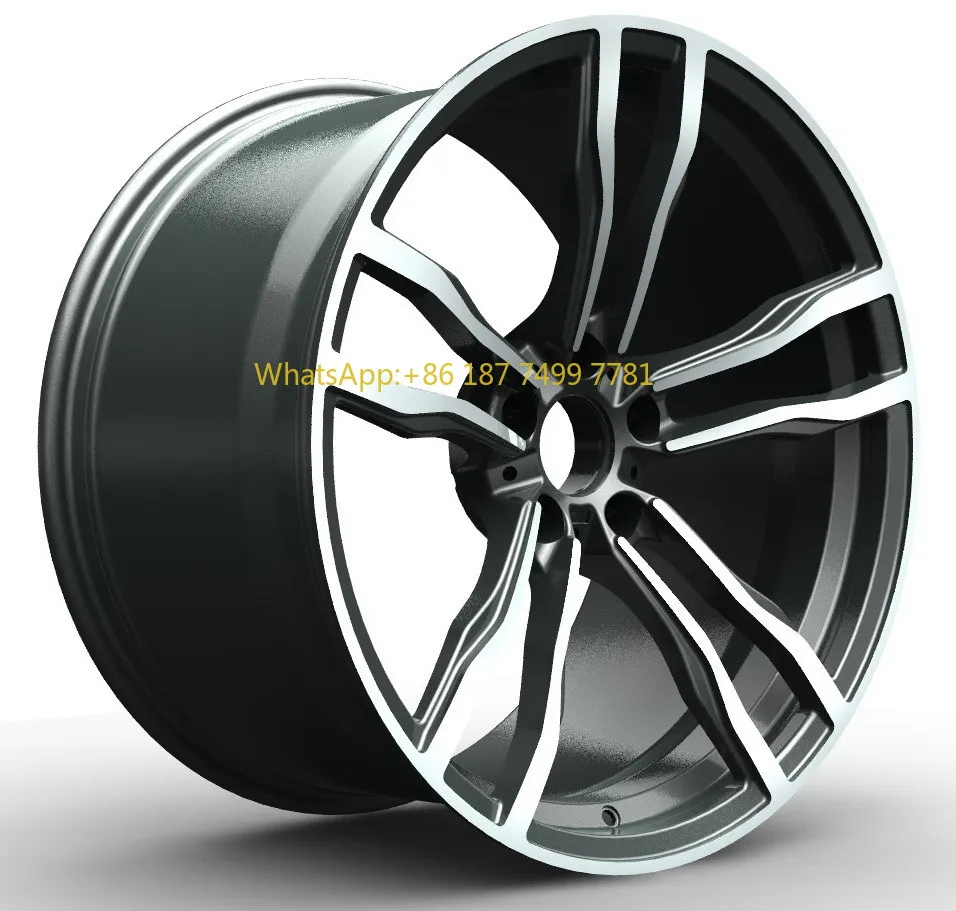 

18 19 20 21Customized Wheel .Gray 5X112/120 Forged Wheels Staggered Wheels Rims for M4 F82 M3 E90 M2 F87 . All Series