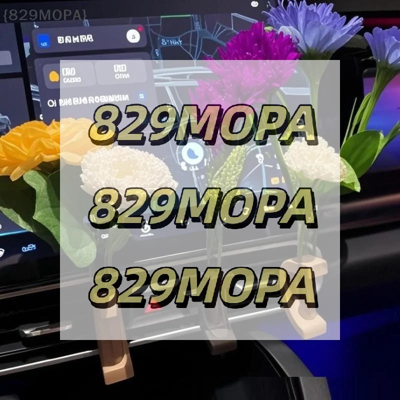 

Flower Vase Clip Eco-friendly Personalized Wooden Car Vent Clip Vase Dashboard Decor Unique Flower Display Clip Desktop Ornament