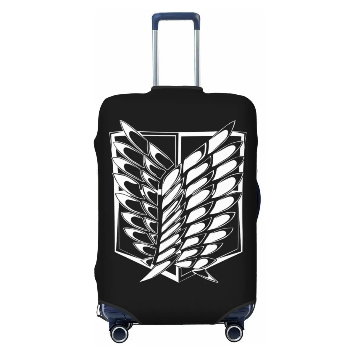 Custom Attack On Titans Anime Luggage Cover Elastic Wings Of Freedom Travel Suitcase Protective Covers Suit For 18-32 inch