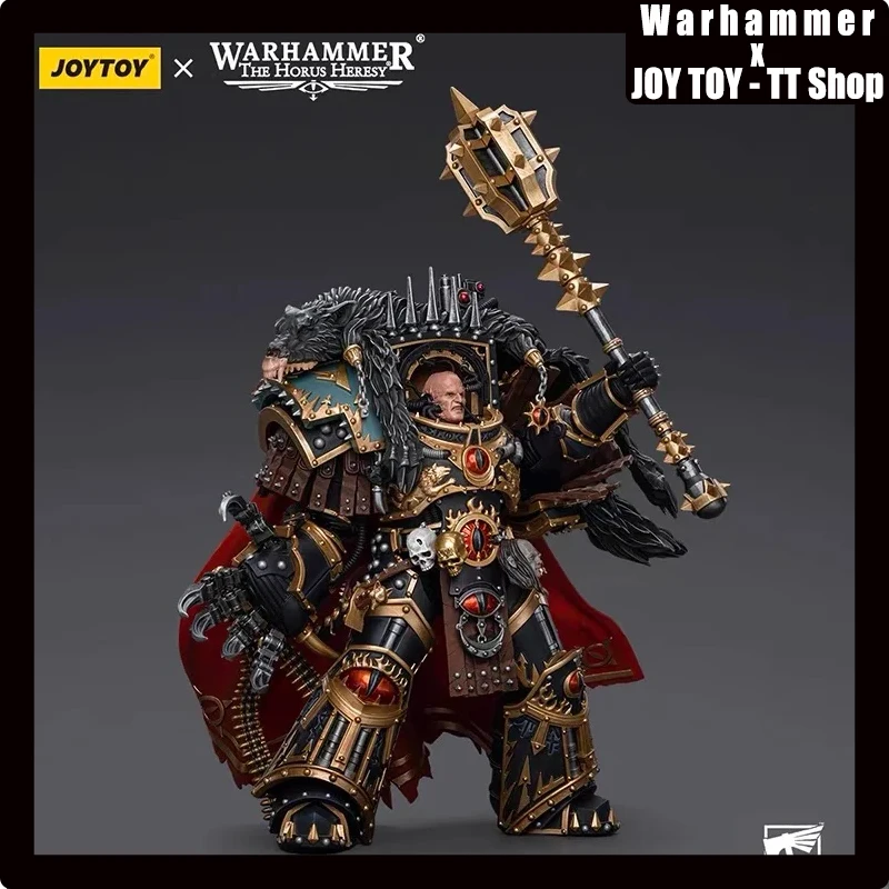 

Original JOY TOY 1/18 Warhammer 4000 Sons Of Horus Warmaster Horus With Tartaros Terminators Desktop Ornament Boy Surprise Gift