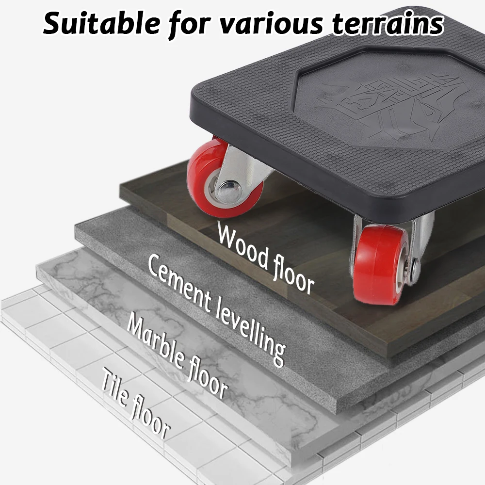 500KG Heavy Duty Furniture Lifter Transport Mover Sliders Furniture Roller Furniture Dolly Labor-Saving Furniture Mover Tools image 4