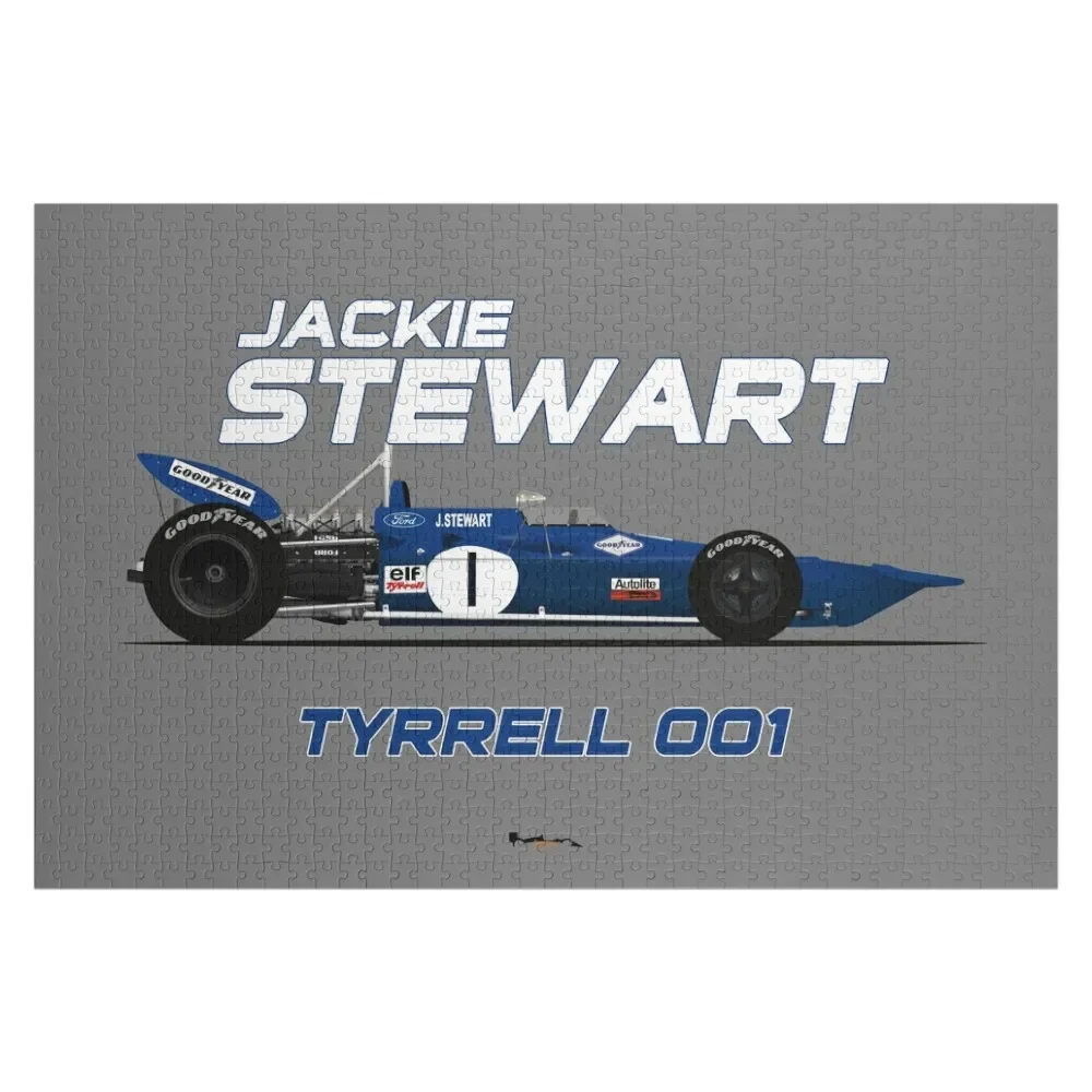 Jackie Stewart - Tyrrell 001 Jigsaw Puzzle Personalized Photo Gift Woods For Adults Picture Wood Animals Puzzle