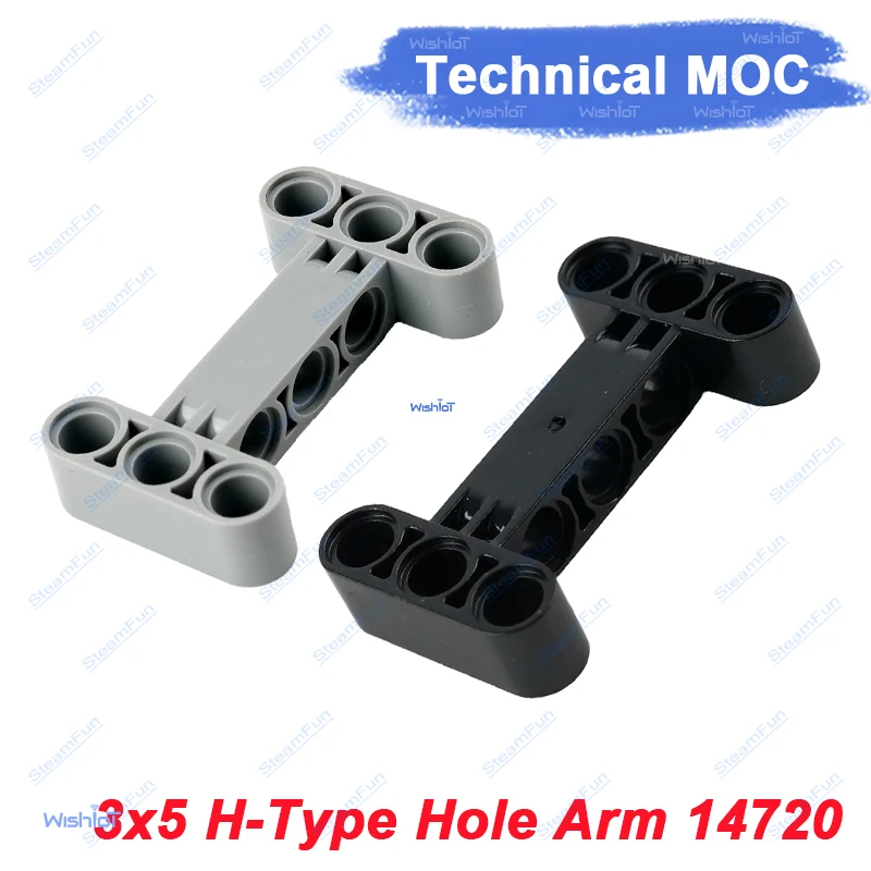 

14720 Beam 3x5 Thick Alternating Holes Technical Connector for Legoeds MOC Modular Bulk Building Blocks DIY Accessories Toys