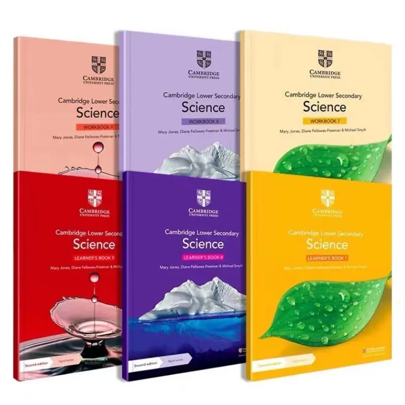 

2 Books/set Cambridge Lower Secondary Science Level 7 8 9 Textbook Learner's Book Workbook