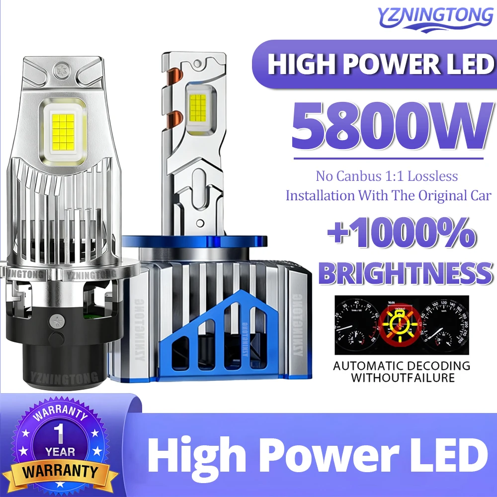 

D3S Светодиодные фары Лампы для автомобиля Canbus 5800W D1S Светодиодные фары Автомобили Противотуманные фары D2R D2S D4R D4S D5S D8S 12V для Volkswagen