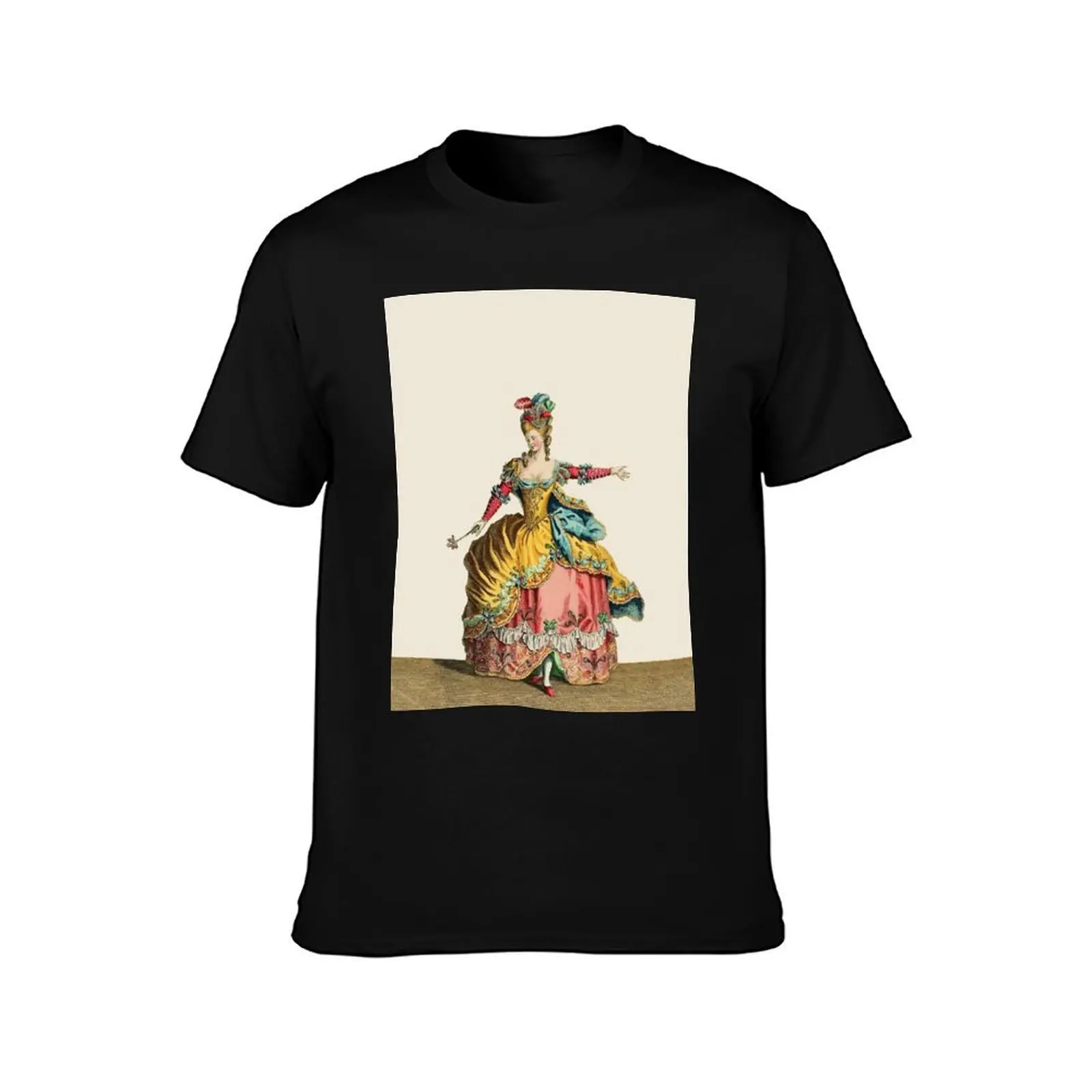 Marie Antoinette Antique Color Lithograph T-Shirt luxury t-shirt custom t shirt mens plain t shirts