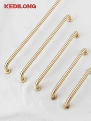 KEDLO French style brass cabinet drawer handles modern and minimalist American surface decoration handle manufacturer wholesale