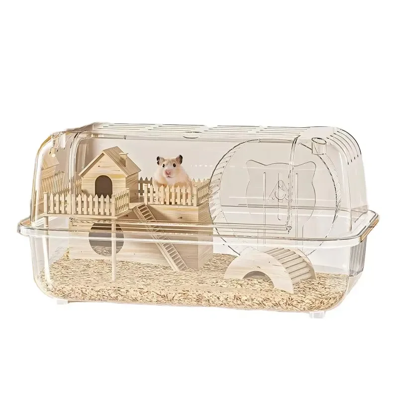 for  Golden Bear Transparent Luxury Villa Spacious Eco Friendly Cage  Small Animals Pet Supplies