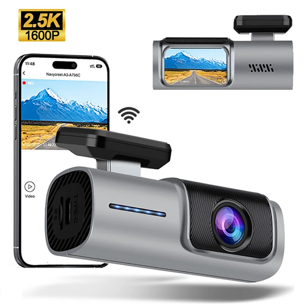 

2.5K Mini Car Dash Cam Recorder HD 1080P DVR WIFI Night Version Lens 6-layer glass Sony photosensitive film Dash Cam Recorder