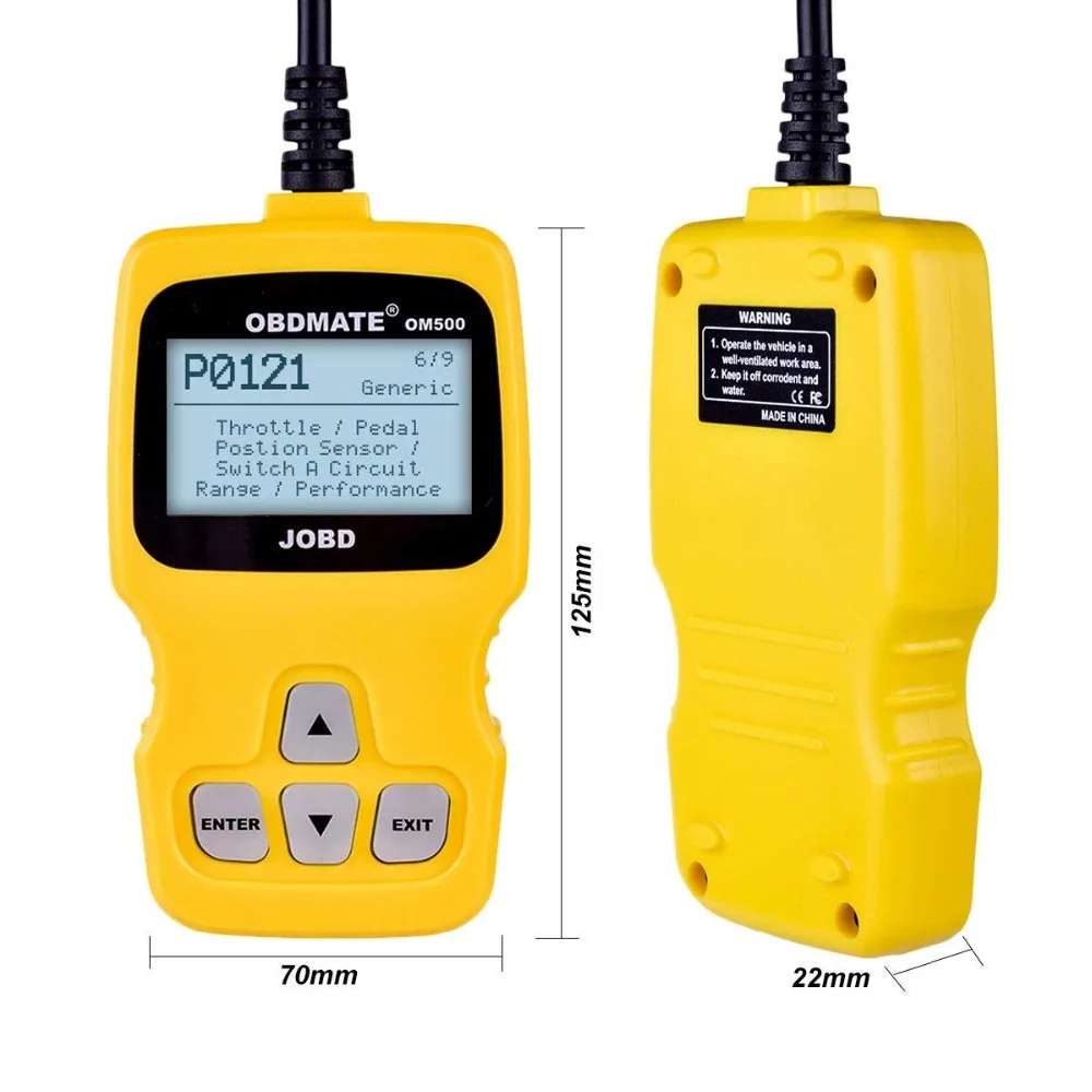 ELING OM500 JOBD OBDII/EOBD Code Reader Auto Diagnostic Tool Engine Fault Scanner for Japanese Vehicles