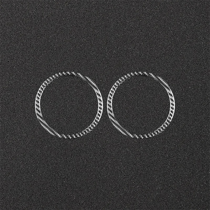 سيارة لسيارات BMW Z4 E89 2009-2016 باب مكبر الصوت لوحة الإطار دائرة ألياف الكربون الديكور شرائط الكسوة ملصقات الملحقات الداخلية #5