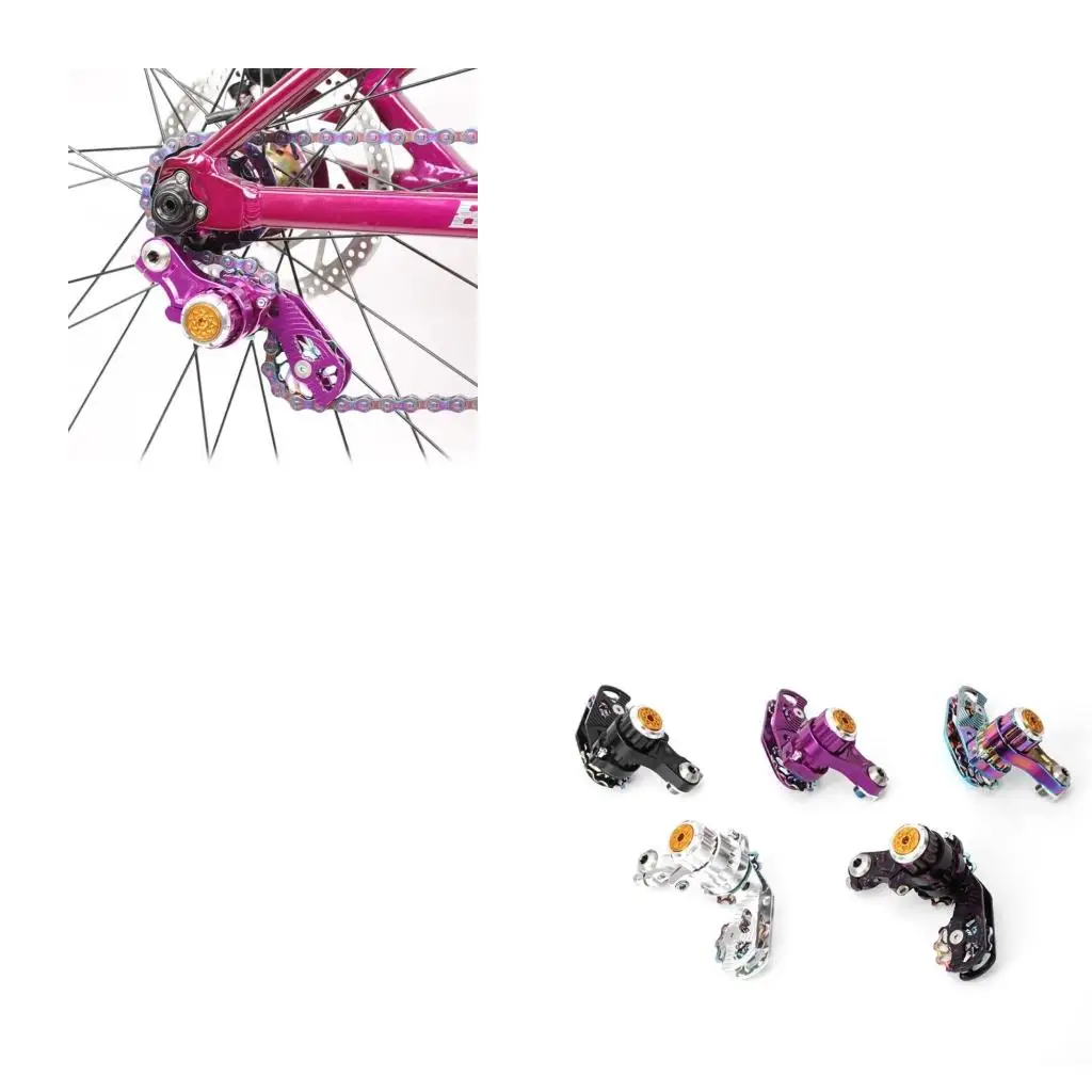 

Heavy Type Mountain Bike Derailleurs Ceramic Aluminum Chain Guide Wheel Regulable Mounting For Technical Trail Cycling