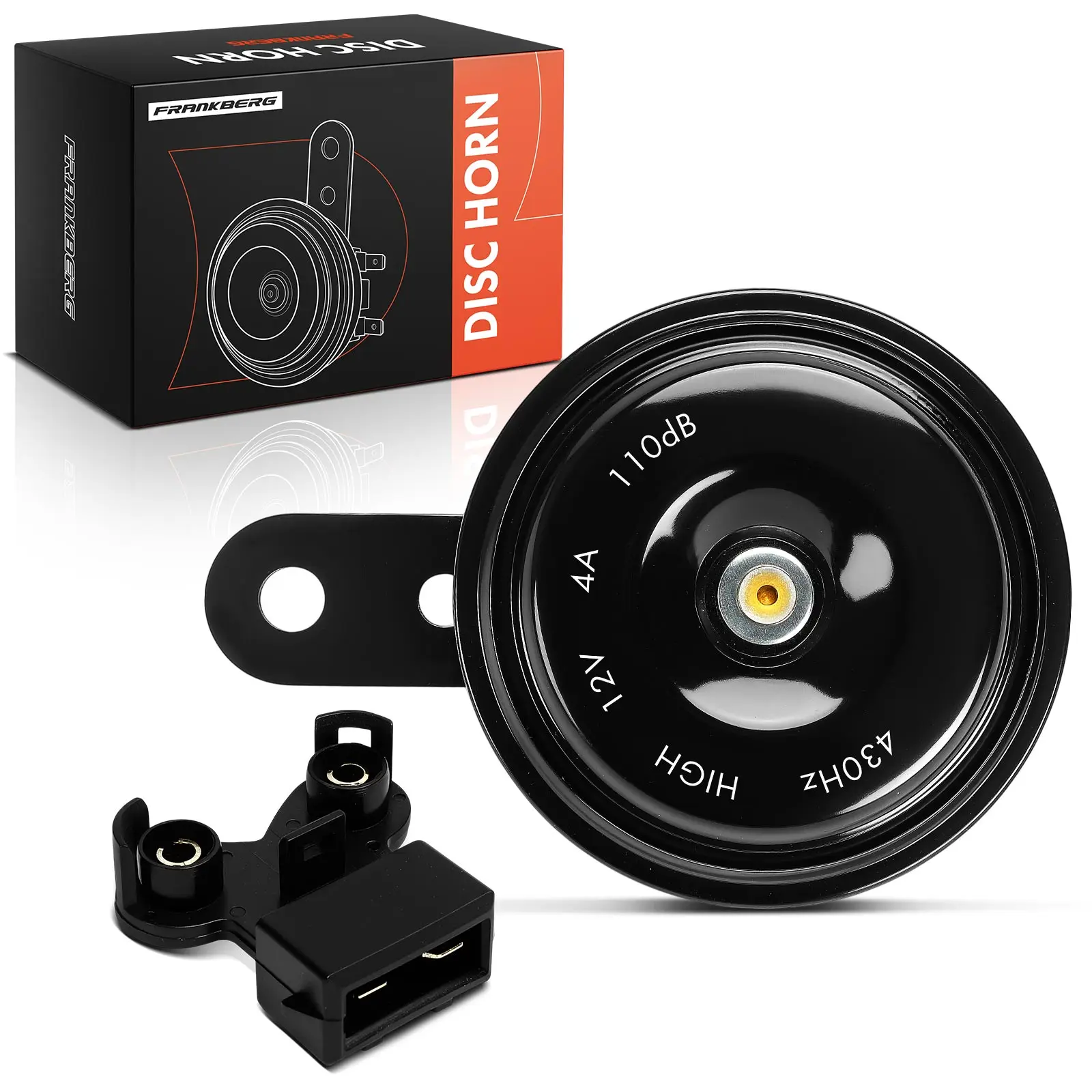 Frankberg 1x Disc Horn claxon voor VW Golf Audi A6 100 200 Skoda