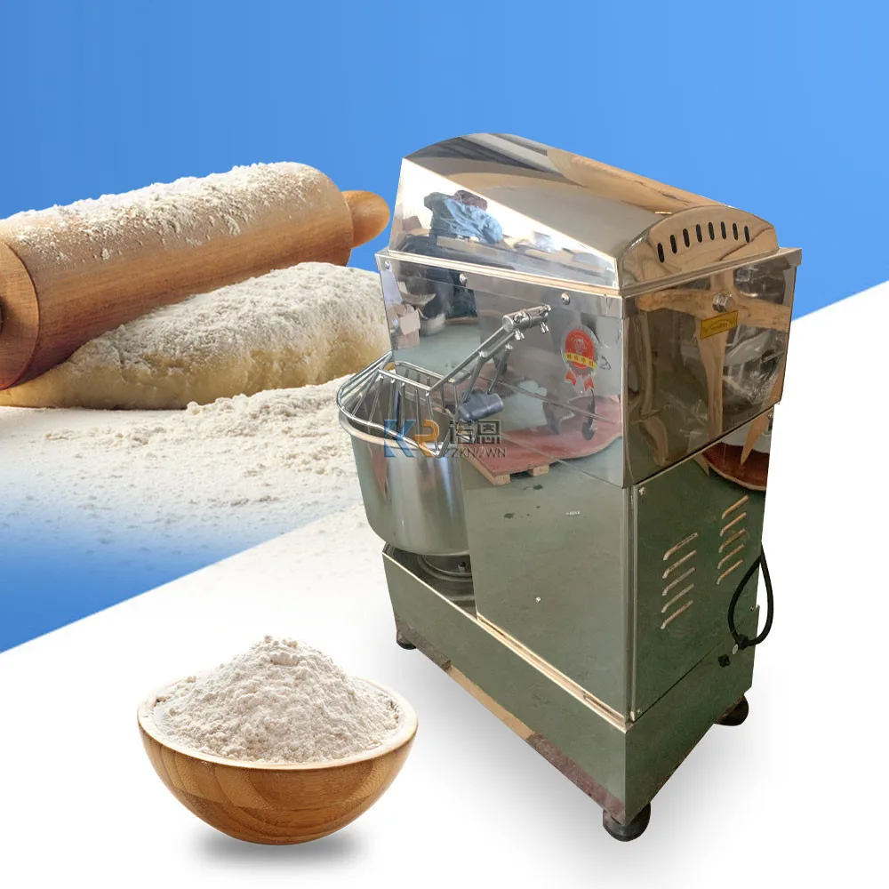 Double Speed Commercial Sprial Dough Mixer for Bakery Stainless Steel Electric Kitchen Dough Mixer Machine