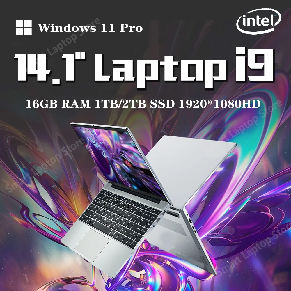 

2025 игровой ноутбук Windows 11 Pro 14,1 дюйма Intel CORE i9 8950HK 16 ГБ DDR4 1 ТБ 2 ТБ SSD 1920*1080 офисный игровой ПК ноутбук