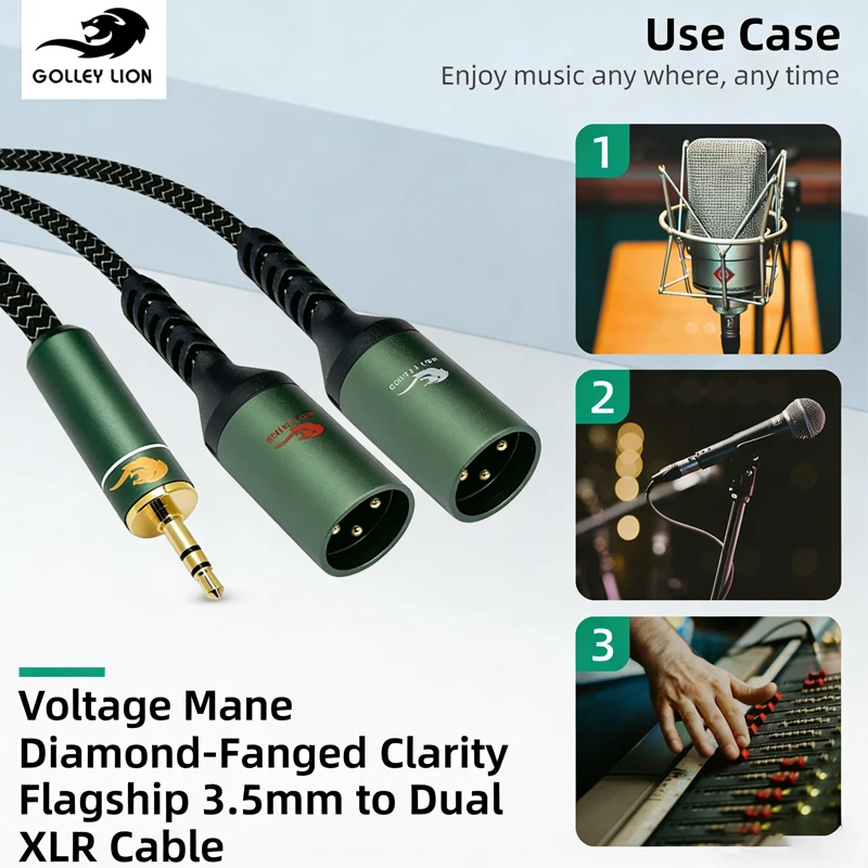 3.5Mm To Dual Xlr S…