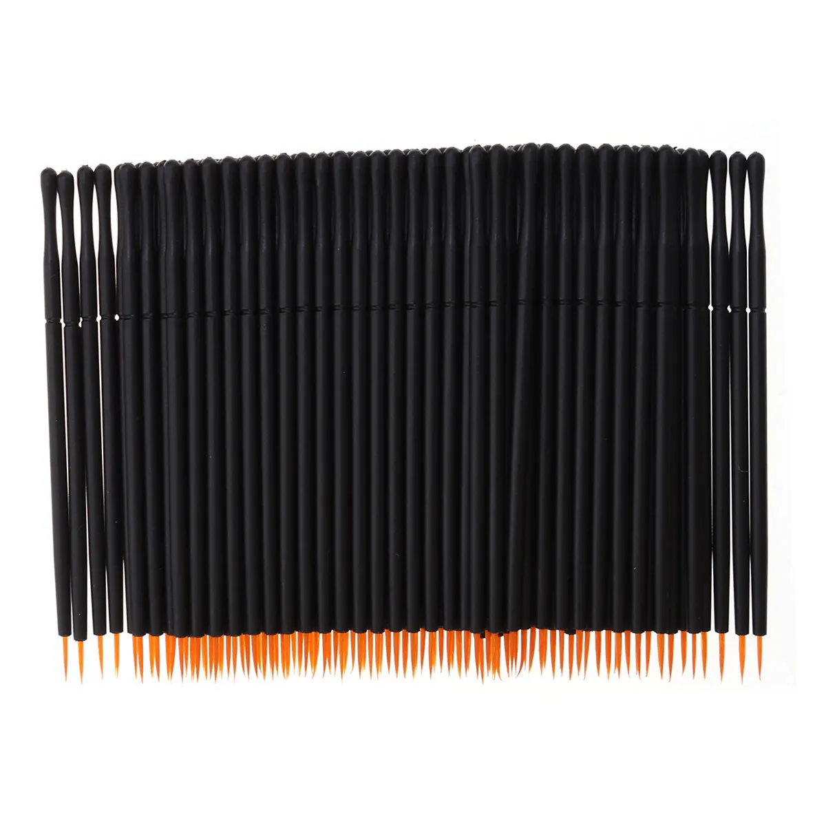100 Uds. de Pinceles Desechables para Delineador de Ojos, Punta Fina, Ligeros, Herramientas de Maquillaje para Delineado de Ojos, Crecimiento de Pestañas, Delineador de Labios Profesional