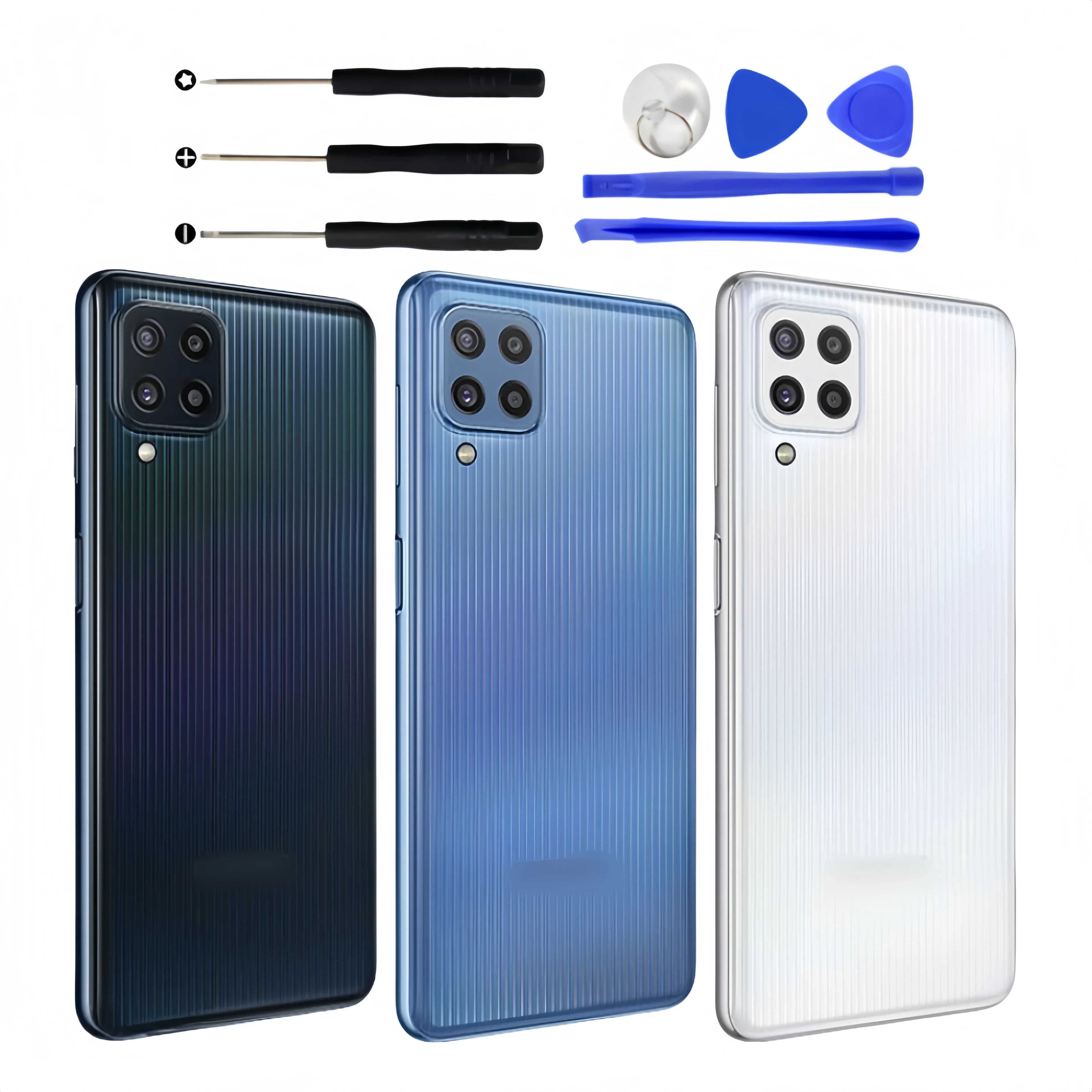 

Back Glass Replacement for Samsung Galaxy M32 SM-M325FV SM-M325FV/DS SM-M325F/DS SM-M325F Back Cover Rear Housing