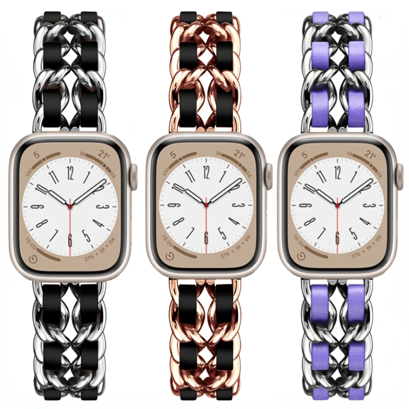 Metalowy pasek do zegarka Apple 10 42 mm 46 mm 9 8 7 45 mm 41 mm Ultra 49 mm stal nierdzewna wymień pasek do zegarka do zegarka iwatch 6 5 4 44 mm 40 mm