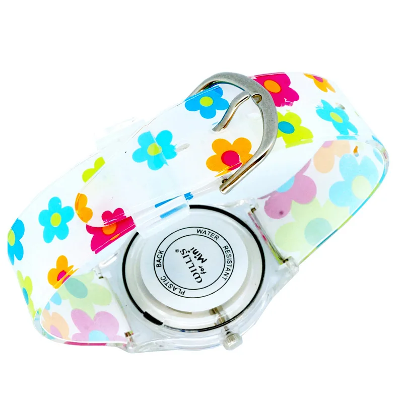 Orologi al quarzo per bambini di alta qualità, nuovi orologi alla moda per studenti, orologi sportivi morbidi e impermeabili con cuore e farfalla, regali di Natale