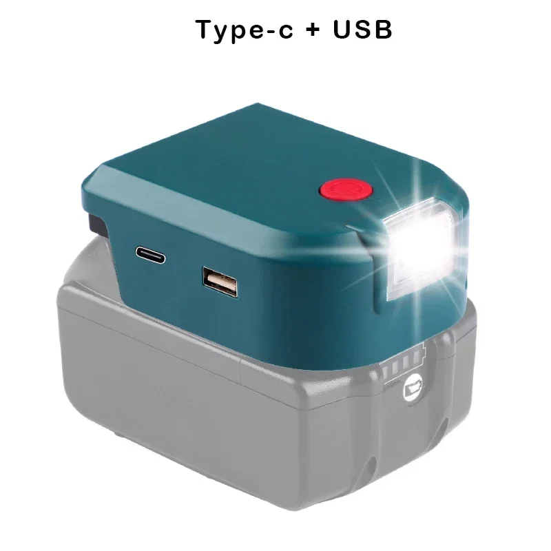 Battery Adapter for Makita 18V Battery With USB Type-C Port Battery Holder for Makita BL1830 BL1850 BL1860 Charger Adapter - view 5