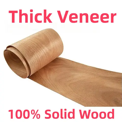 두꺼운 천연 레드 월넛 무늬목 가구 리노베이션 DIY 공예 스피커 장식용 표면 시트