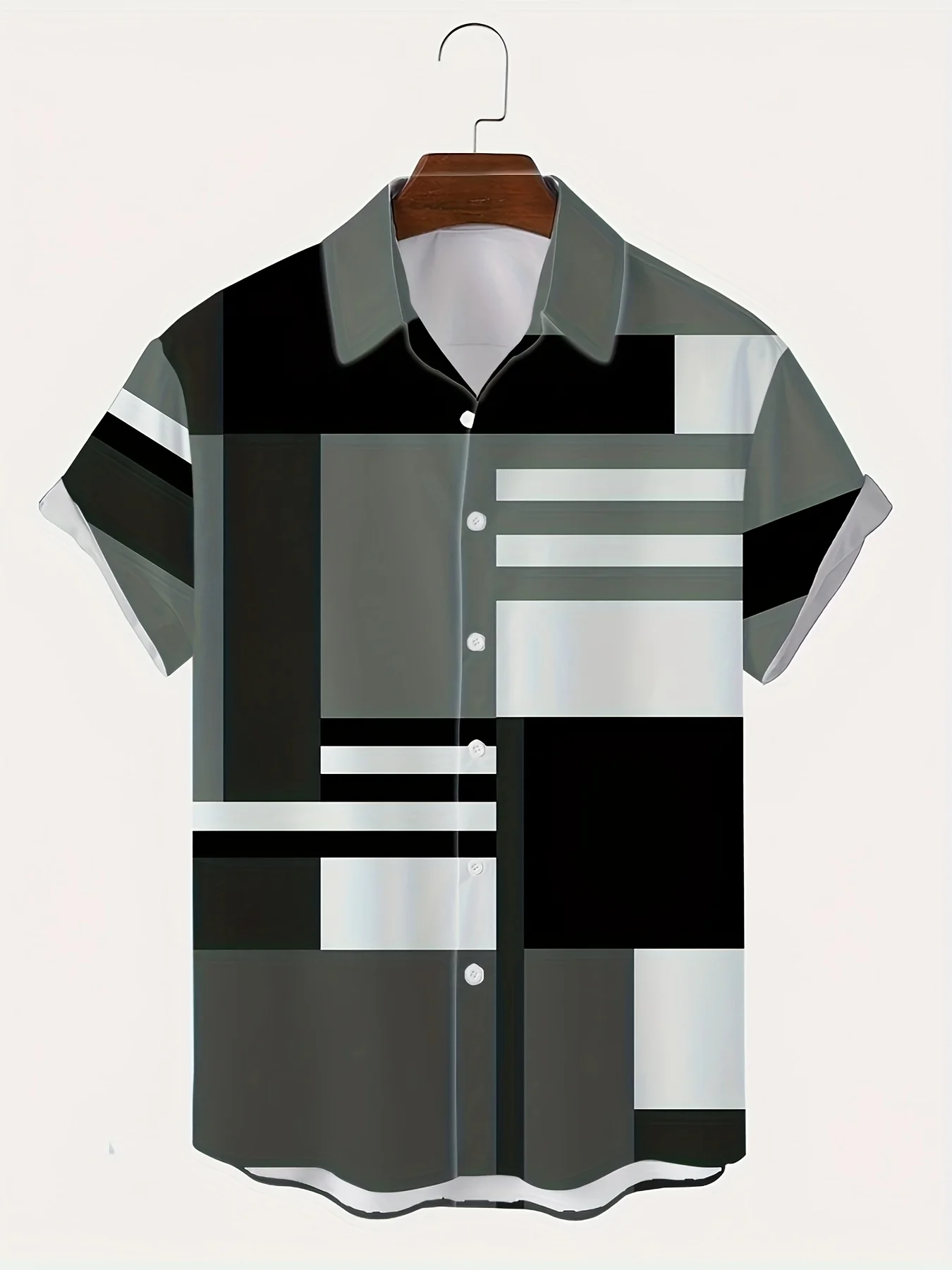 2026 Summer Men's Shirt - 3D Printed Design Breathable Lightweight Stylish and Fashionable Outdoor Men's Clothing