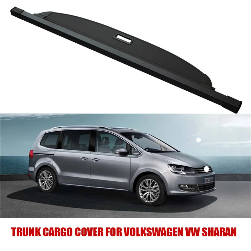 Trunk Cargo Cover For Volkswagen VW Sharan 2012-2021 Security Shield Rear Luggage Curtain Partition Privacy Car Accessories