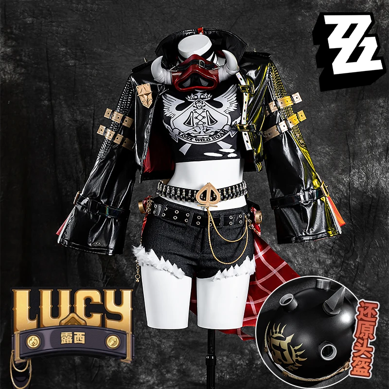 Disfraz De Cosplay Zenless Zone Zero Lucy para mujer, uniforme De peluca, Luciana Auxesis, Theodoro De Montefio, hijos del Calydon, accesorios De Halloween