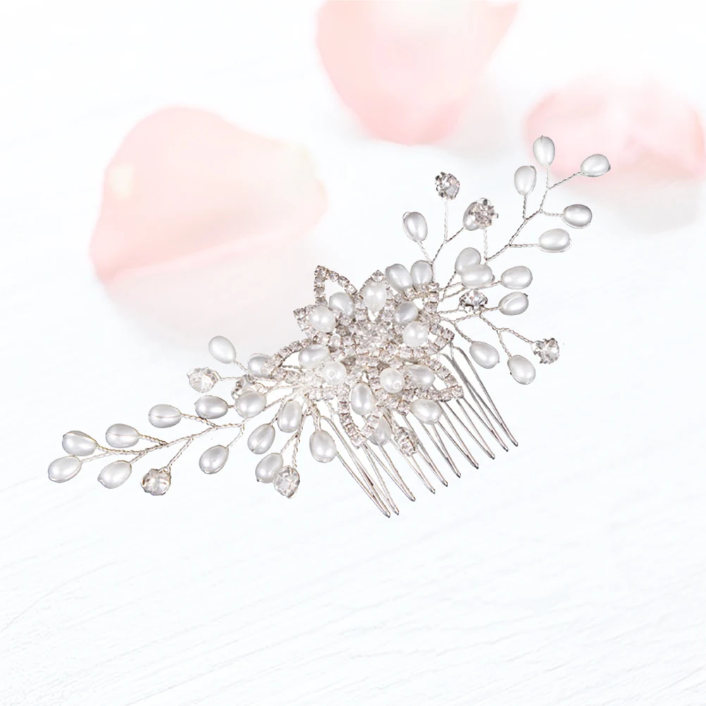 

Elegant Bride Hair Accessories Unique Headdress Chic Wedding Comb Fashion Photography Props for Women