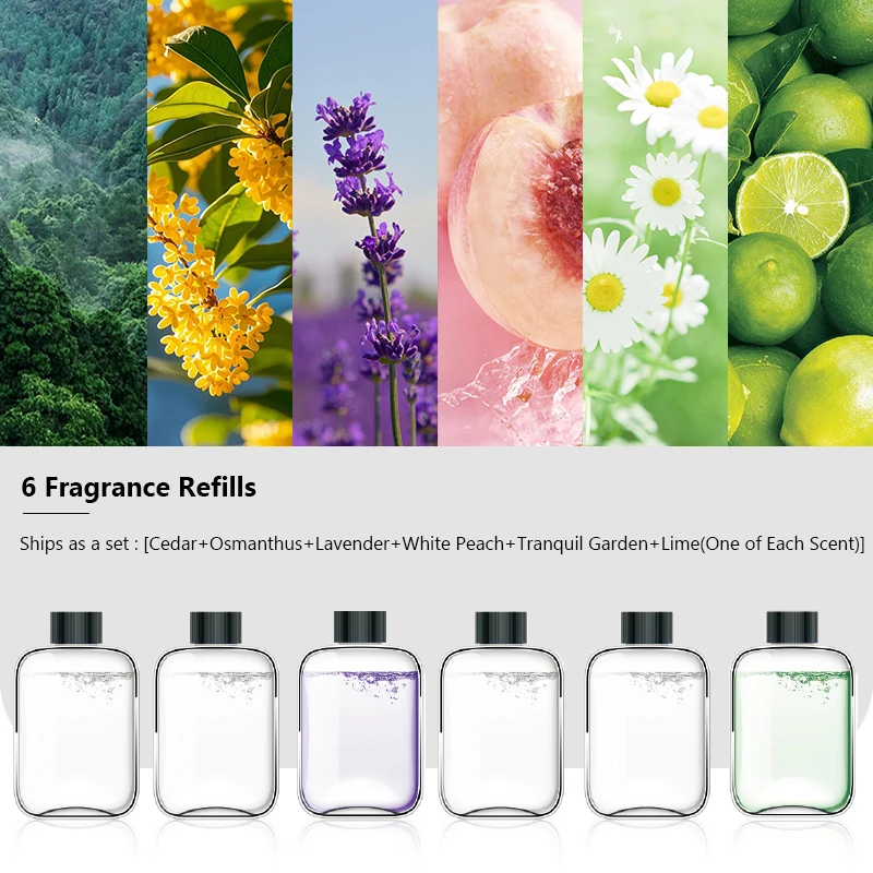 

45ml Essential Oil Refill for Aroma Diffuser, 6 Scents Available, Long-Lasting Fragrance, Home Use Air Freshener Liquid