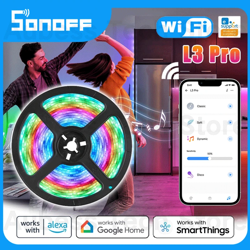 L3 Farbe: Der ultimative Leitfaden für die SONOFF L3 Pro RGBIC LED-Strip-Lichtleiste