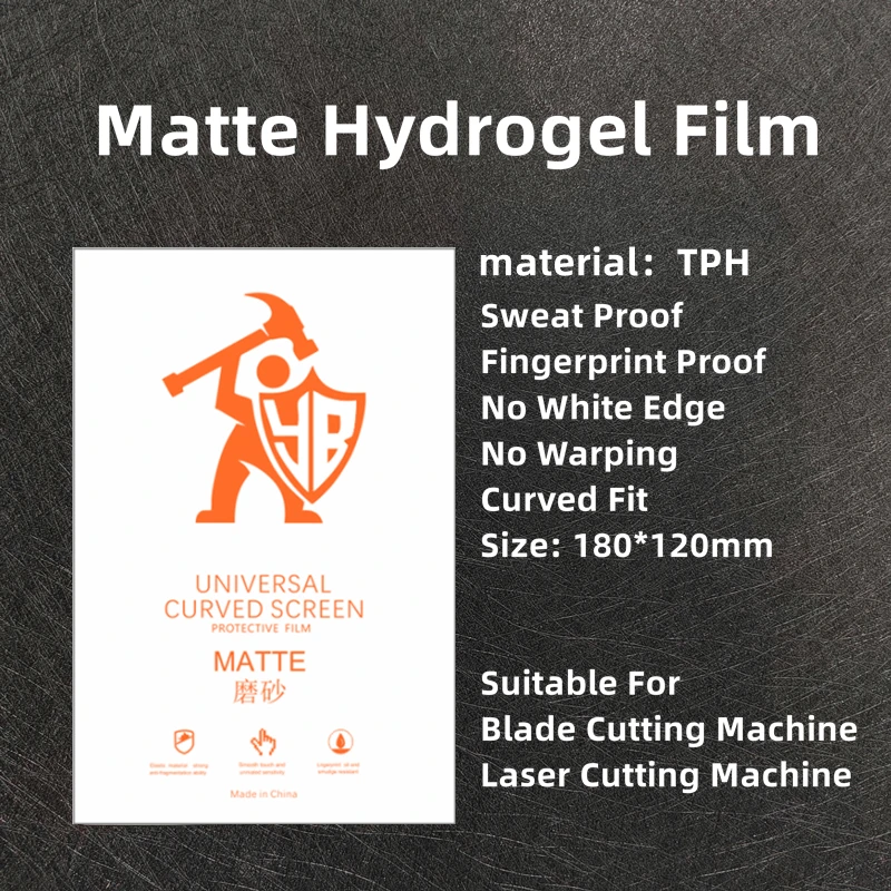 50pcs Matte Hydrogel Film For Intelligent Cutting Machine Frosted Screen Protector For All Mobile Phone Matte Protective Film