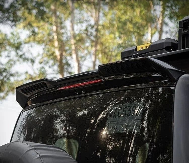 ABS Matte Black Single Rear Spoiler Aerodynamic Lossless Install Offroad for BYD DENZA B5 Leopard 5