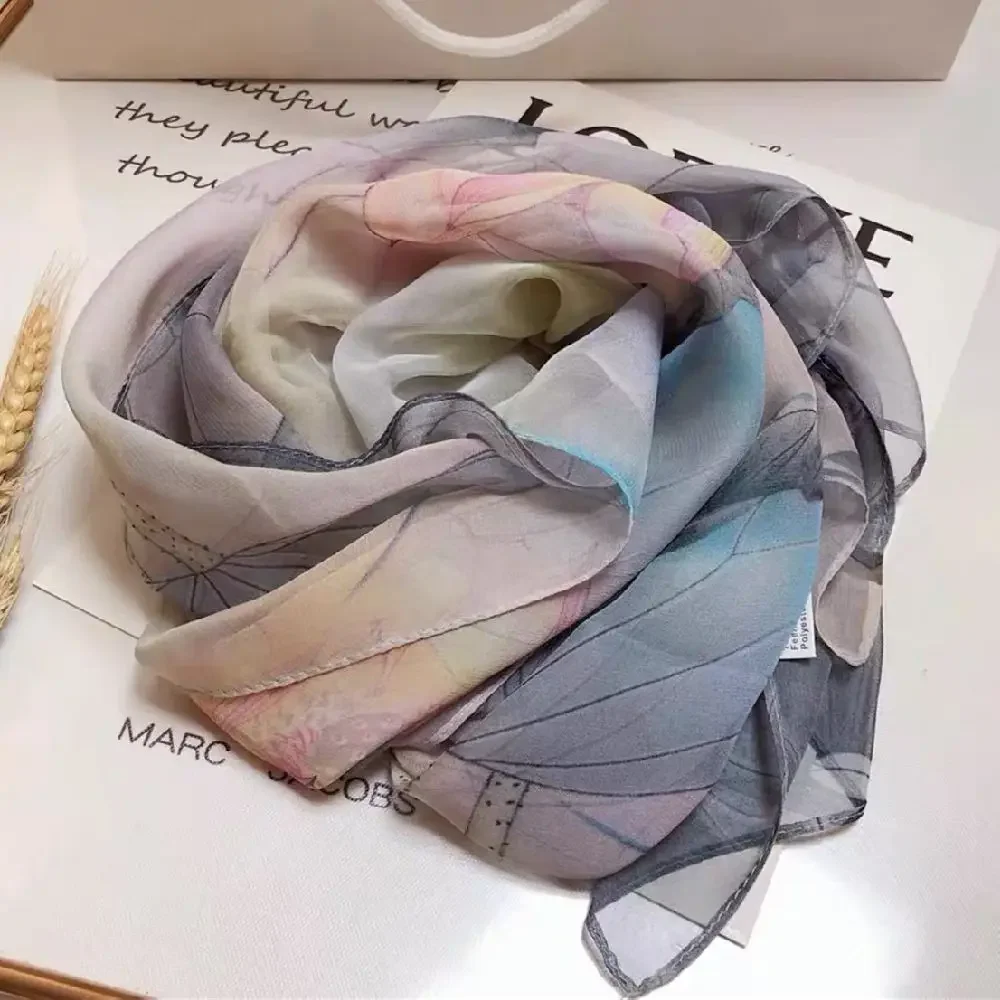 

New Magpie Gradient Viscose All-matching Ipek Esarp Loop Scarves Flower Infinity Scarf Spring Wraps Hot Ring Scarf for Women L12