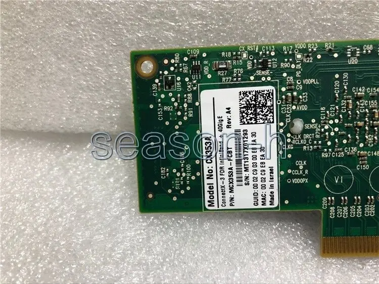 การ์ดเครือข่ายสําหรับ mellanox MCX353A-FCBT CONNECTX-3 VPI ADAPTER CARD 40g