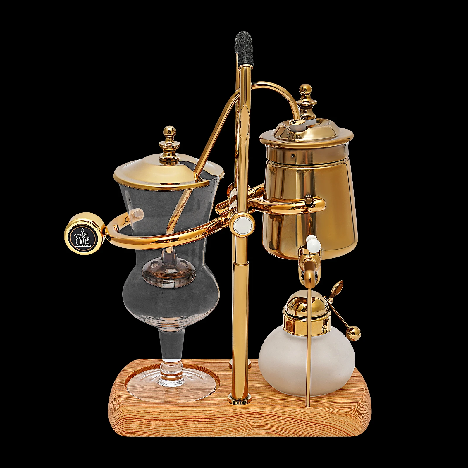 

Gold Balance Siphon Coffee Maker, 400ml Vintage Coffee Maker, Gravity Coffee Maker for Coffee Shops, Kitchens, Brew Coffee
