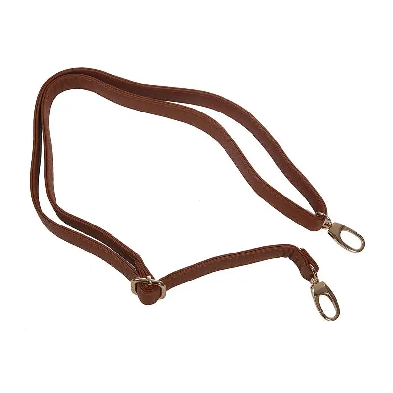 

DIY Replacement Leather Bag Shoulder Strap Handle Body Adjustable 140*2cm, Brown-A51M