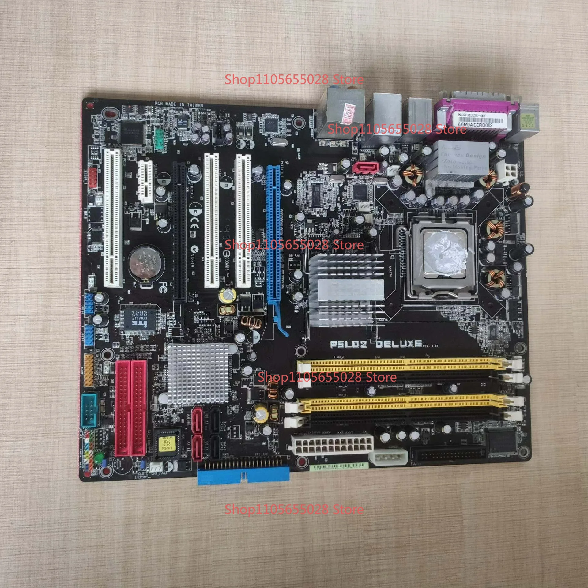 For ASUS P5LD2 DELUXE Main Board, Support DDR2 Memory, LGA775 Pins, Tested and Shipped