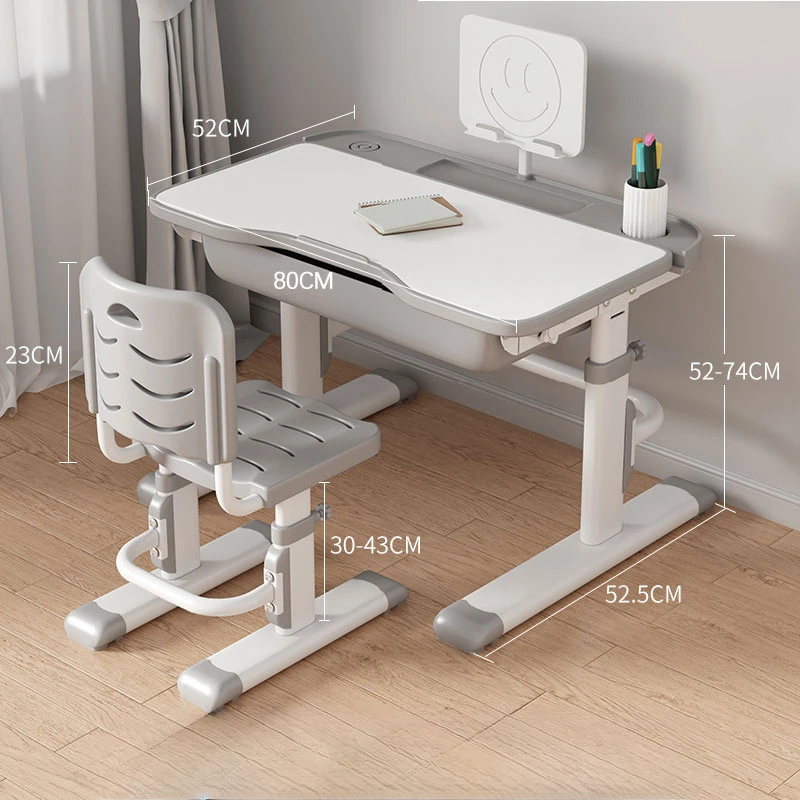 Bureau d'étude réglable pour enfants, meubles pour enfants, bureaux pour chambre à coucher, table pour enfants, école primaire, recommandé pour bébé