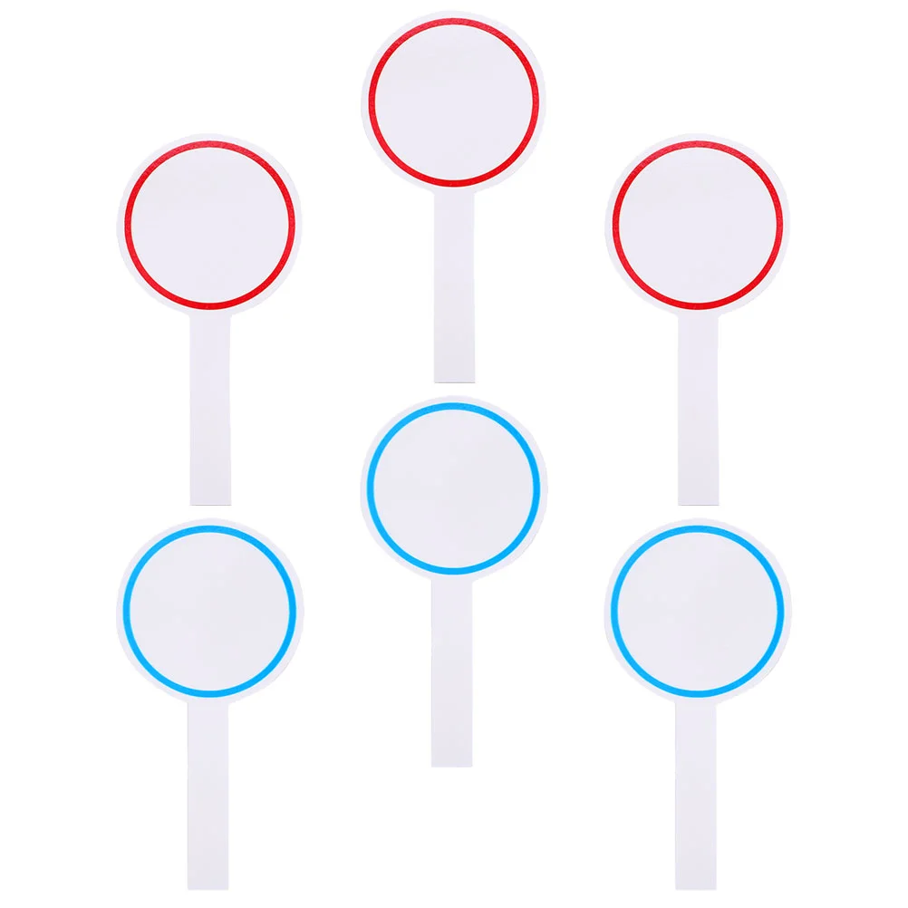 6 Pcs Erasable Score Board Student Small White Boards Whiteboard Foam for Voting