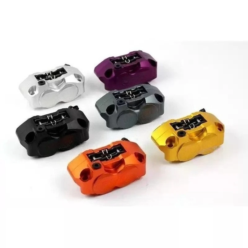 Motorcycle 4‑Piston Brake Caliper Pump RPM200‑220 For  Small Radiator Electric Motorbike Modified Brake Parts