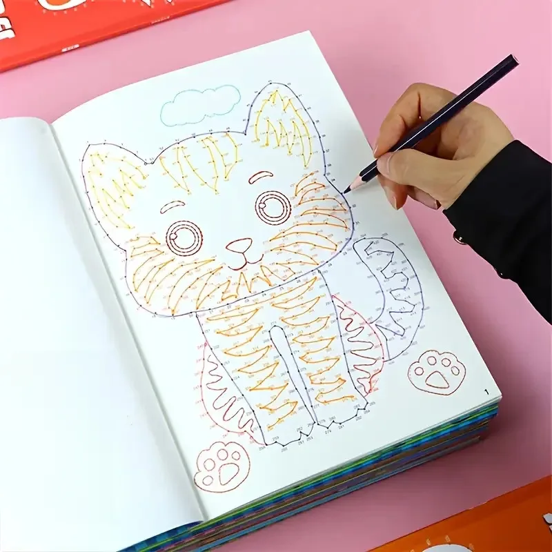 44 Pattern Focused Training Book Digital Connectivity And Coloring Book Set 3 Different Difficulty Levels
